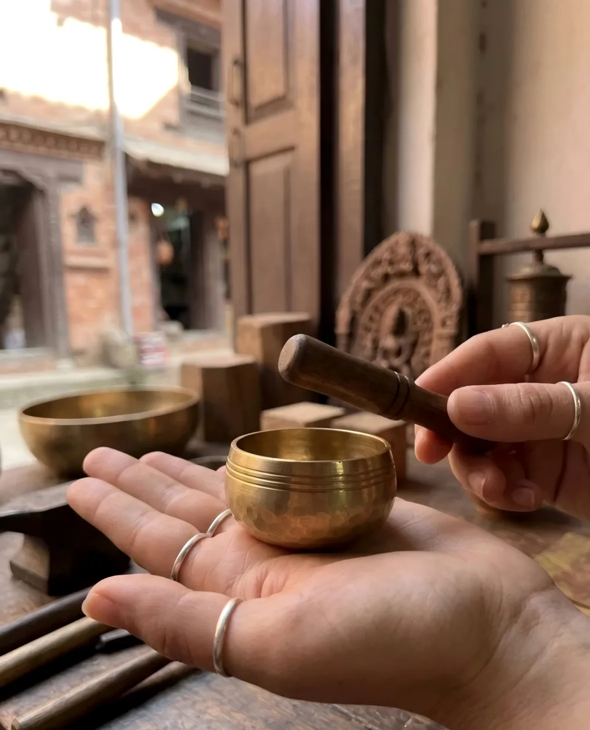Pocket Mini Singing Bowl — Pocket-scale sound ritual, $49.