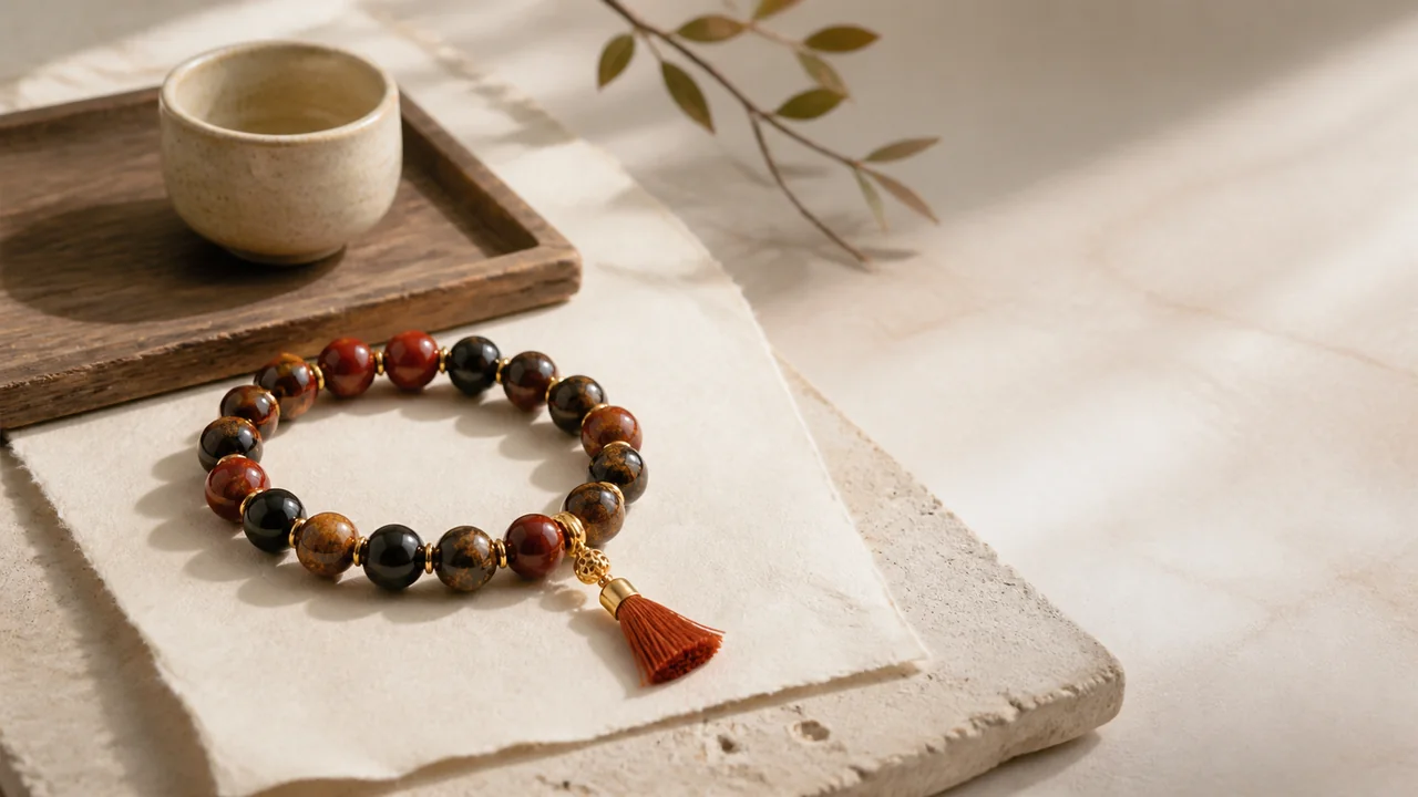 Lacquer Bracelets — Layered colour, worn at the wrist.